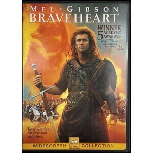 Braveheart (DVD, 2000, Widescreen) Mel Gibson